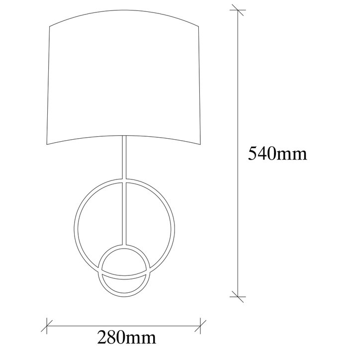 Opviq Lámpara de pared Asaf - 6983 Blanco y Negro Opviq Lámpara de pared Asaf - 6983 Blanco y Negro